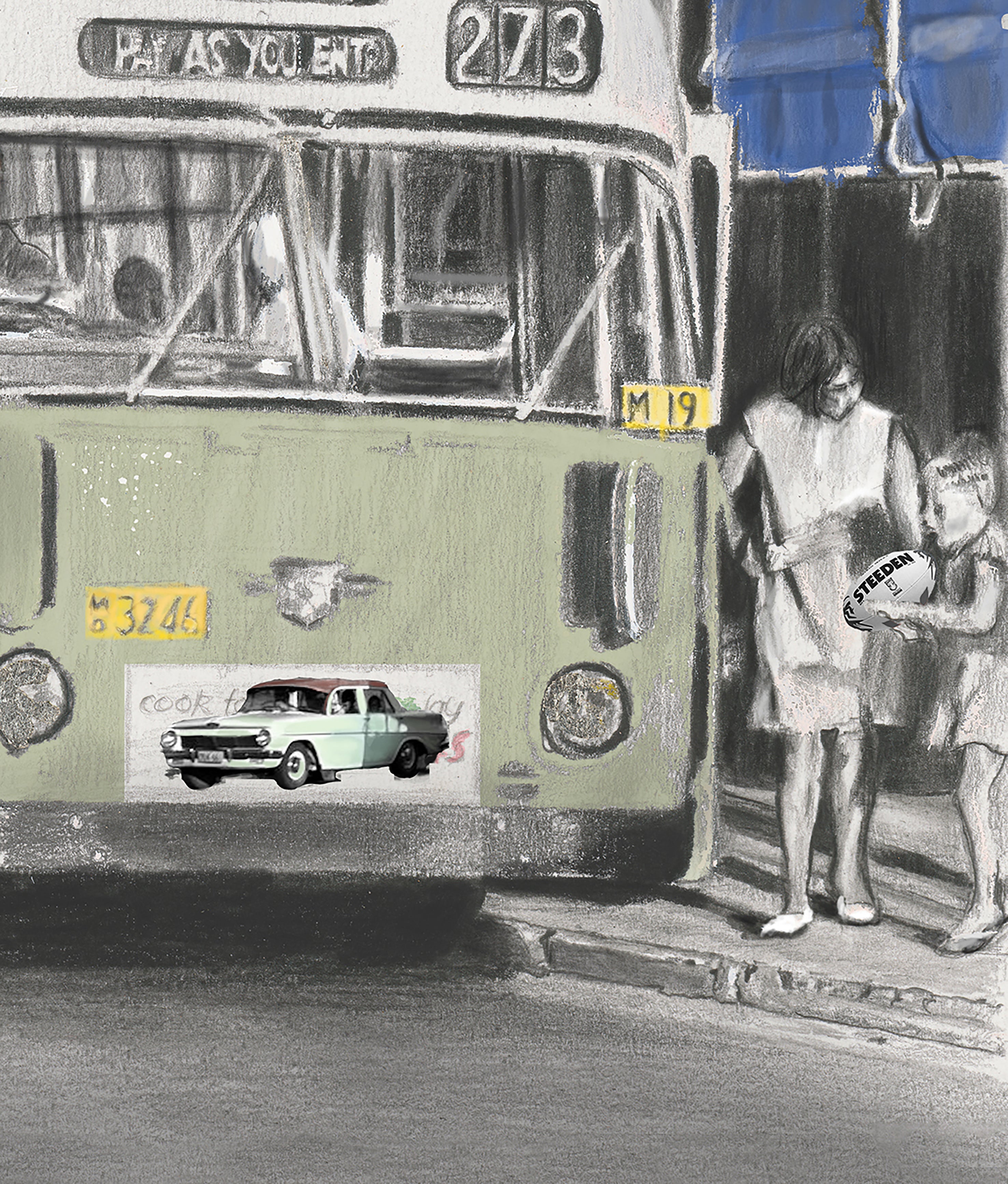 Apple On Vic Ave Giclee Print