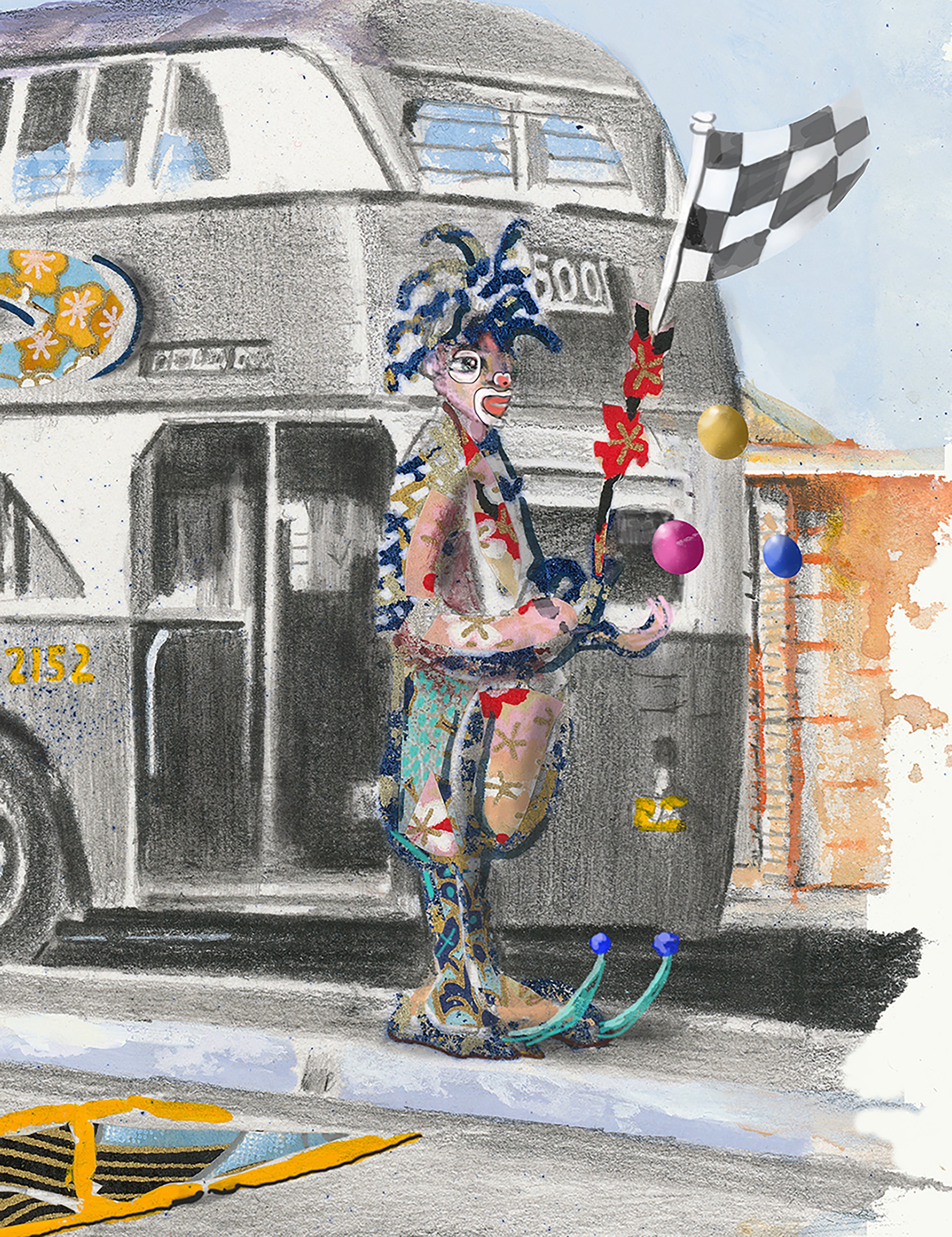 theJesters_greatRace to topRyde Giclee print
