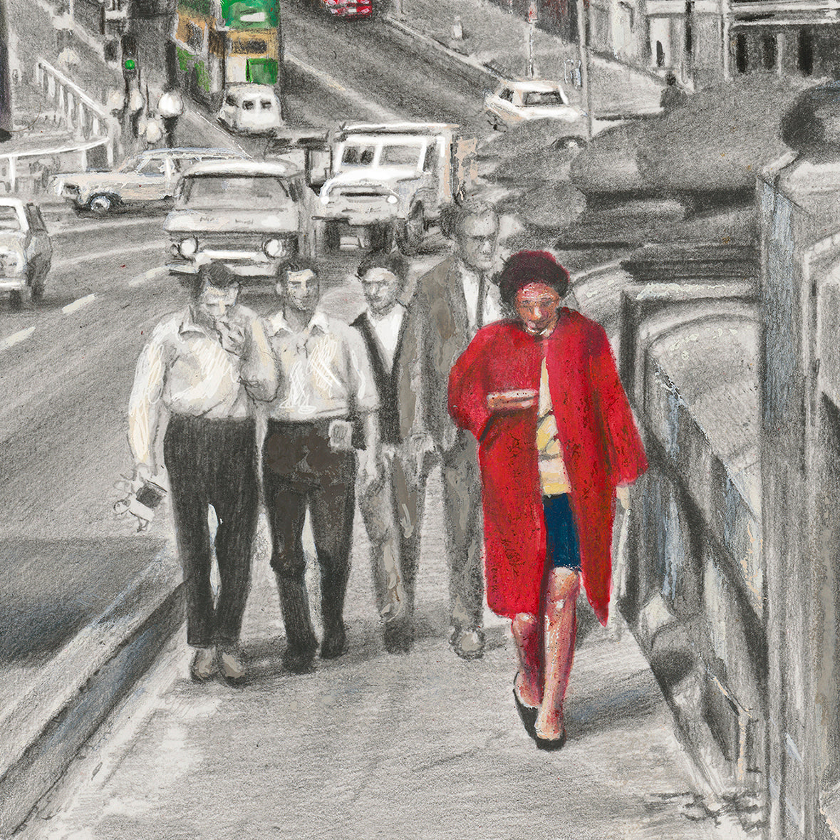 The Red Coat Giclee Print