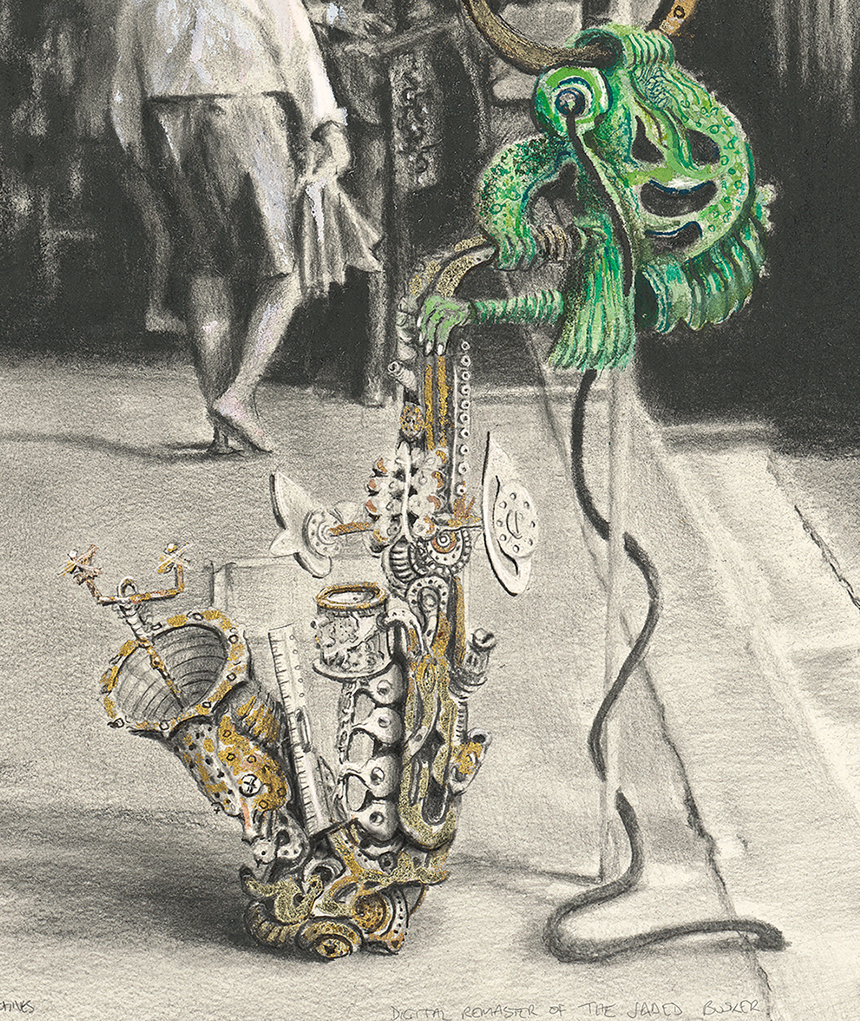 The jadedBusker Giclee Print