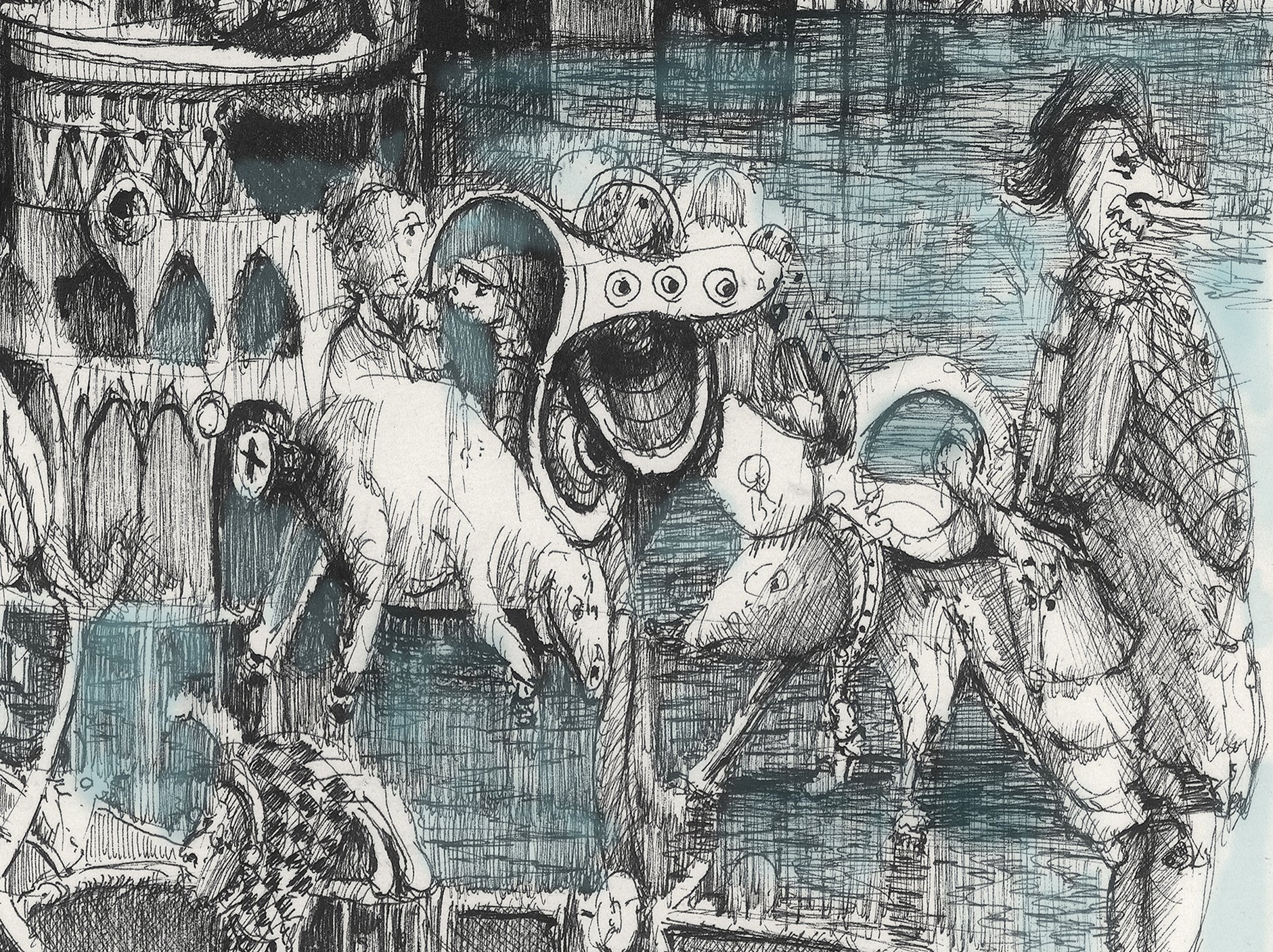 Bosch's Backyard Giclee print